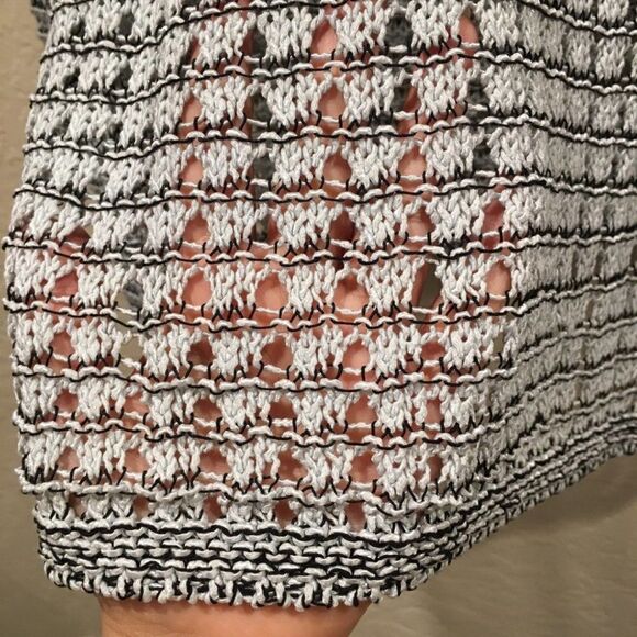 Helmut Lang Gray Luminous cord v neck sweater Sm - Picture 5 of 11